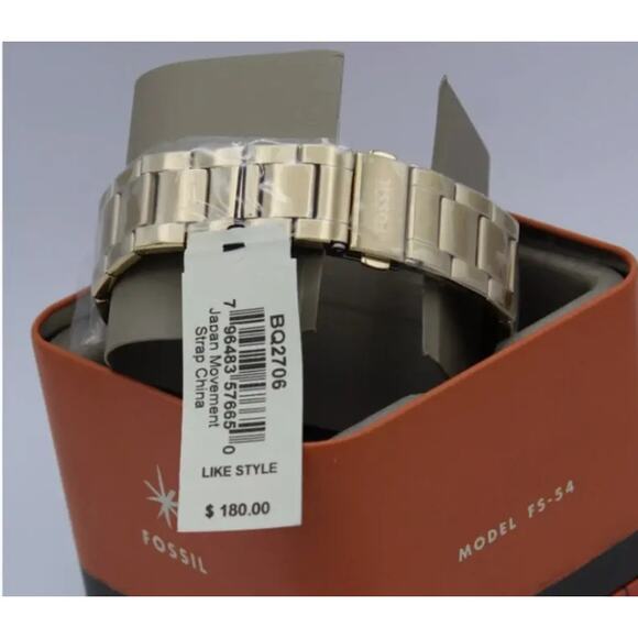 Fossil BQ2706 Bannon Multifunction Gold-Tone Stainless Steel Watch - Picture 3 of 7